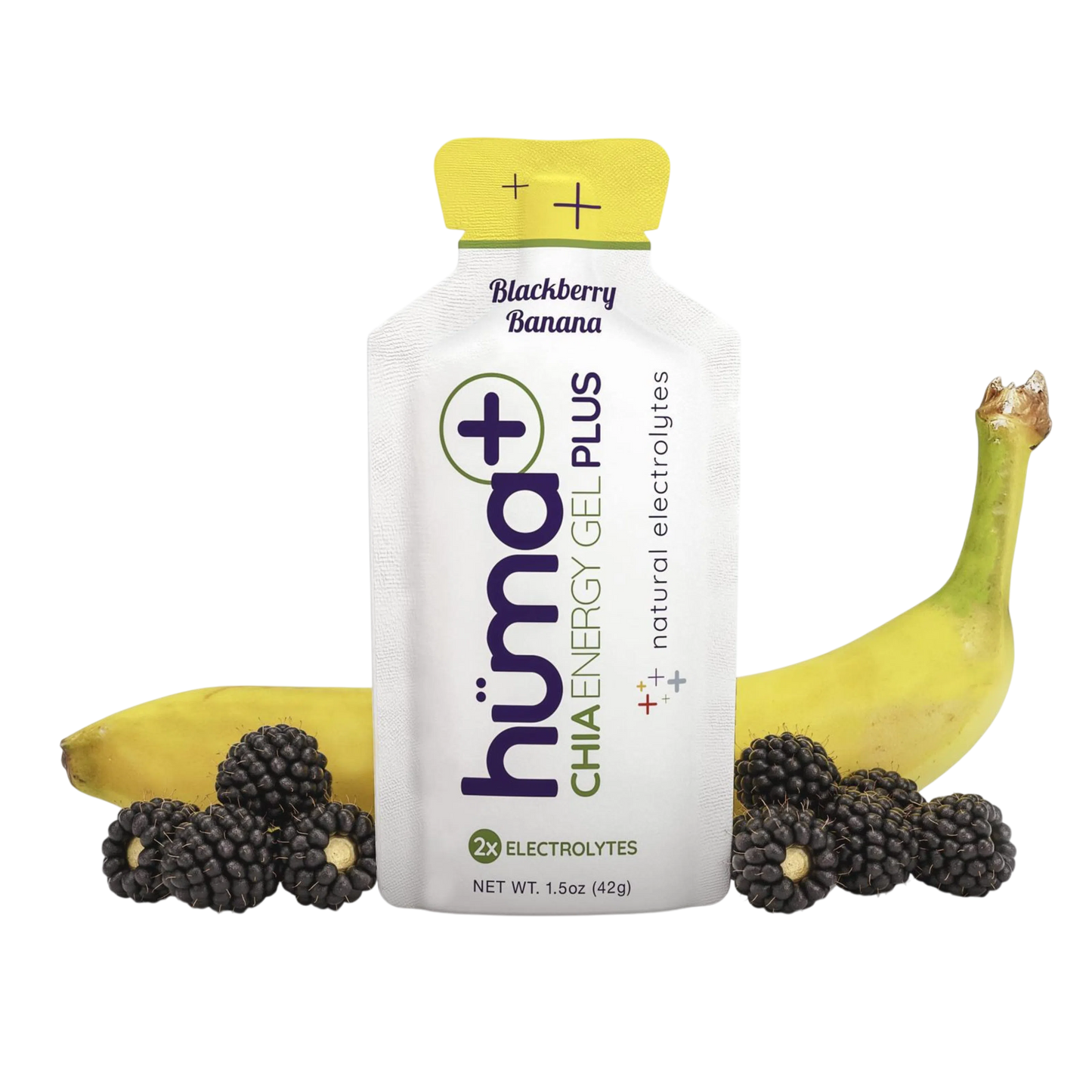 Chia Plus Energy Gel Blackberry Banana 42gr – Hüma-Wellu