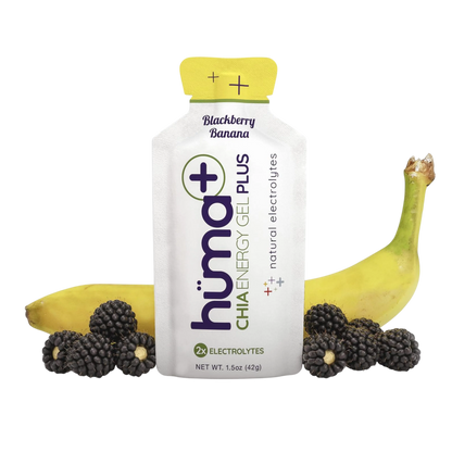 Chia Plus Energy Gel Blackberry Banana 42gr – Hüma-Wellu