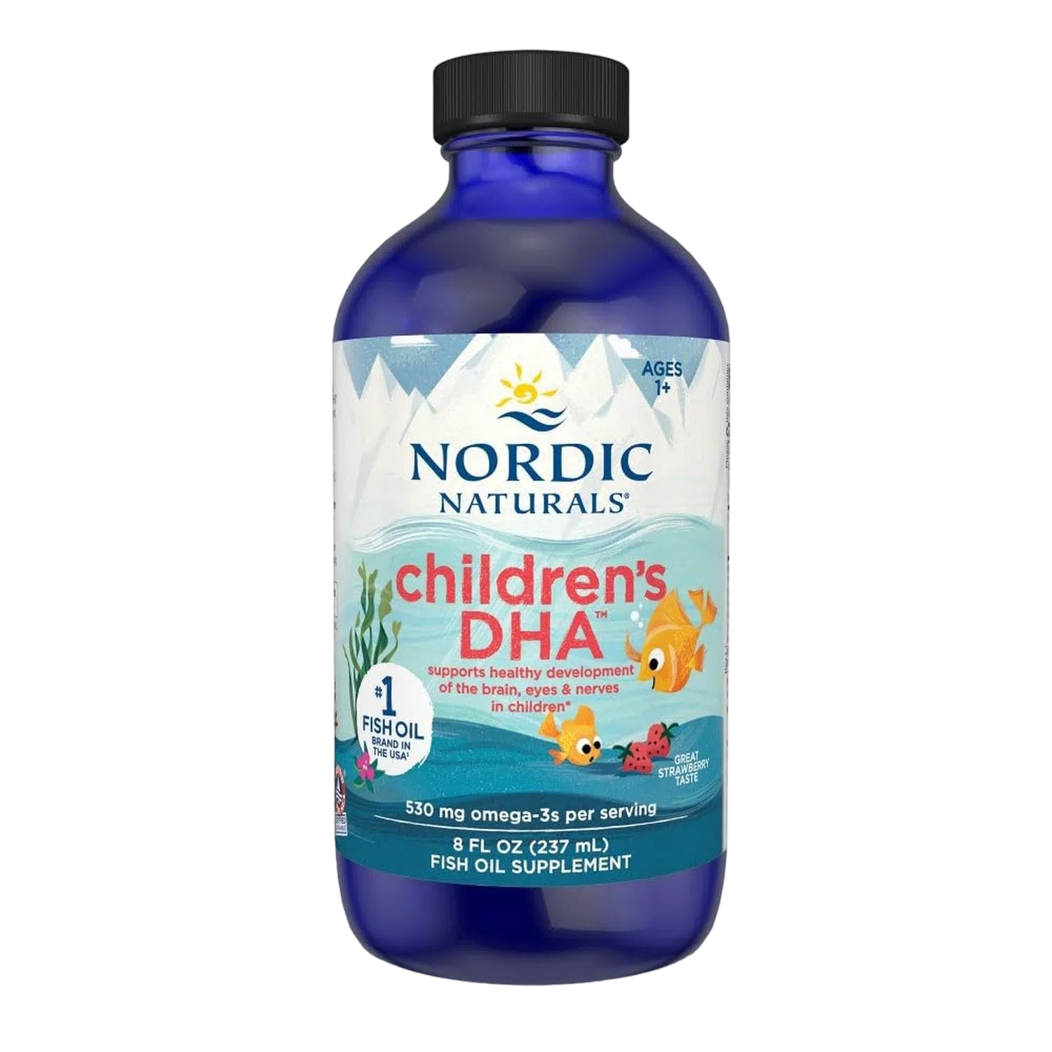 Children's DHA 530mg (Omega 3 Para Niños), 8 fl oz / 237 ml – Nordic Naturals-Wellu