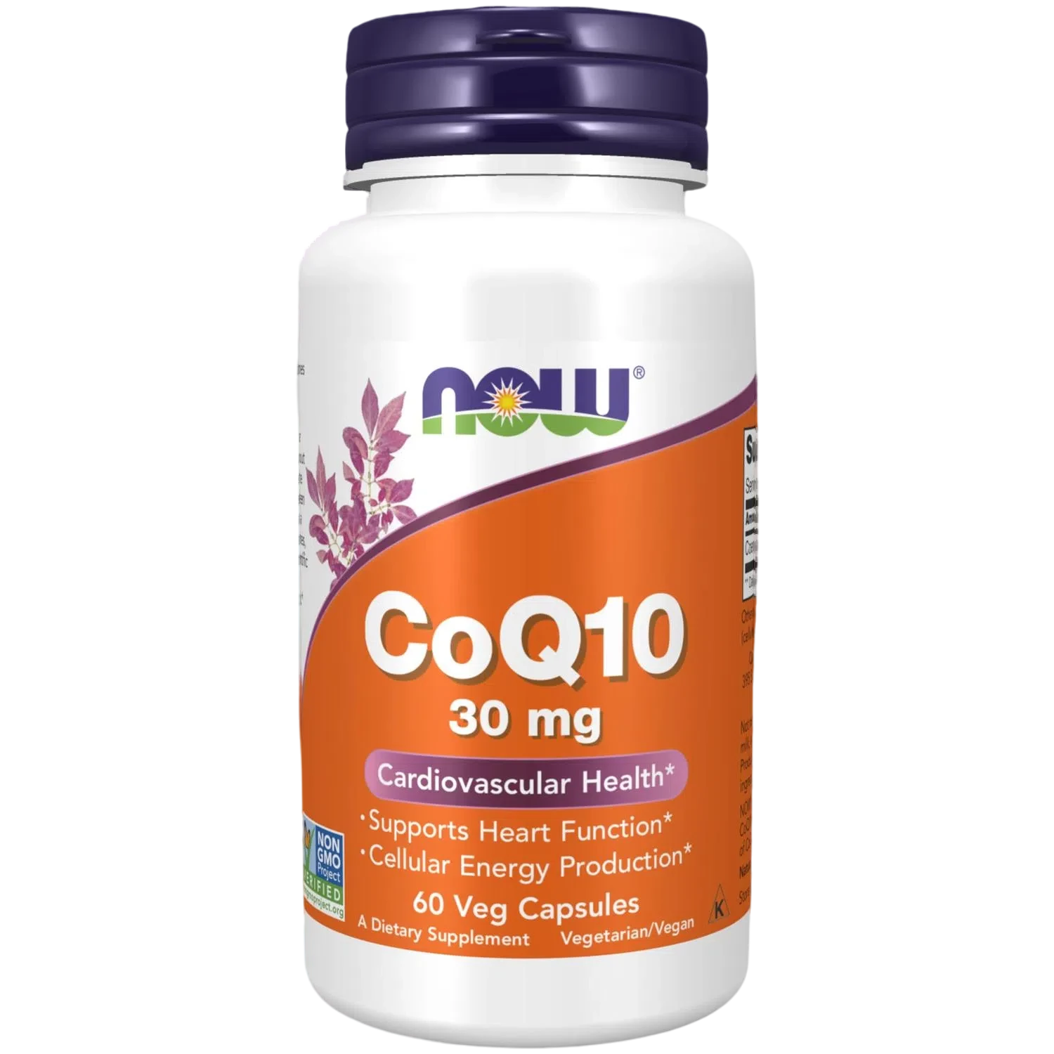 CoQ10 de 30 mg, 60 Cápsulas Veg – NOW Foods-Wellu