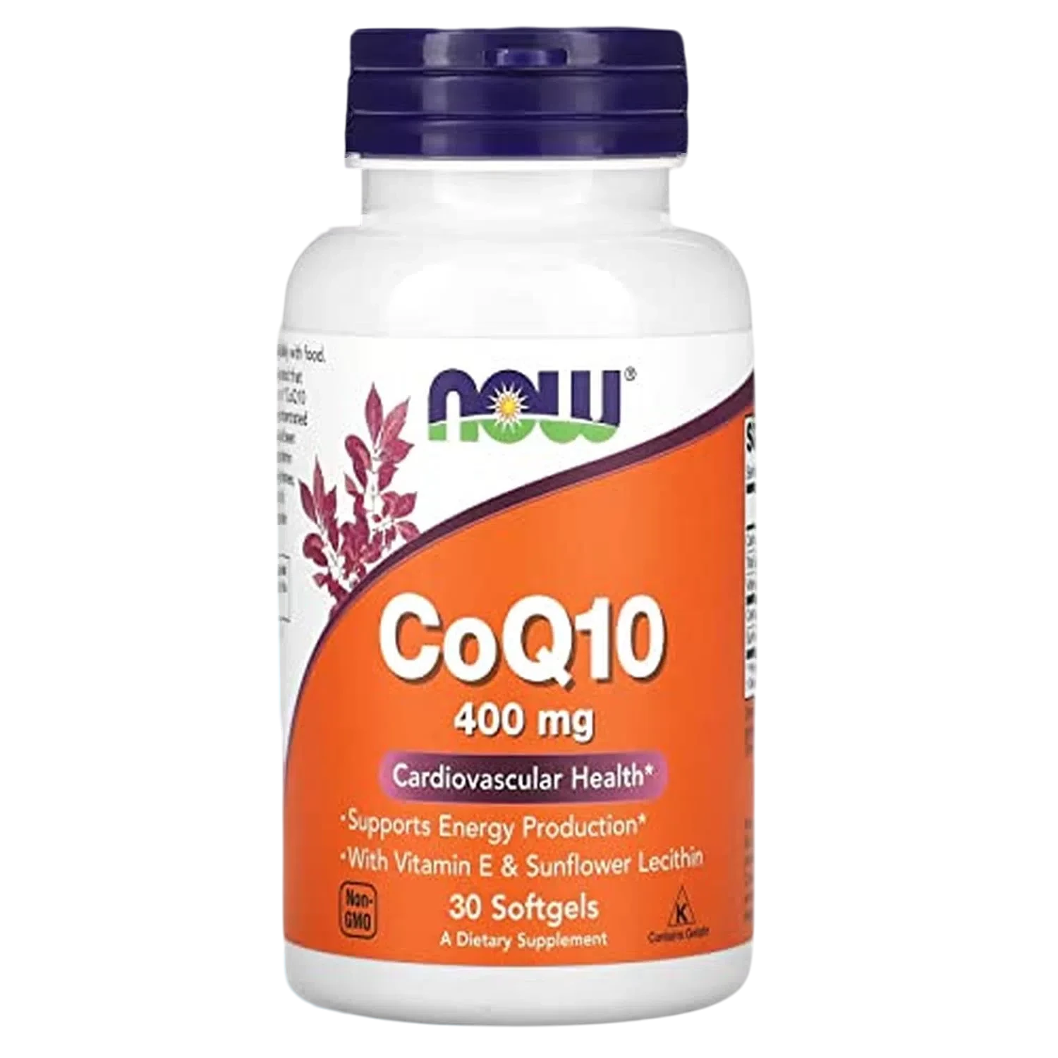 CoQ10 de 400 mg, 30 Softgels – NOW Foods-Wellu