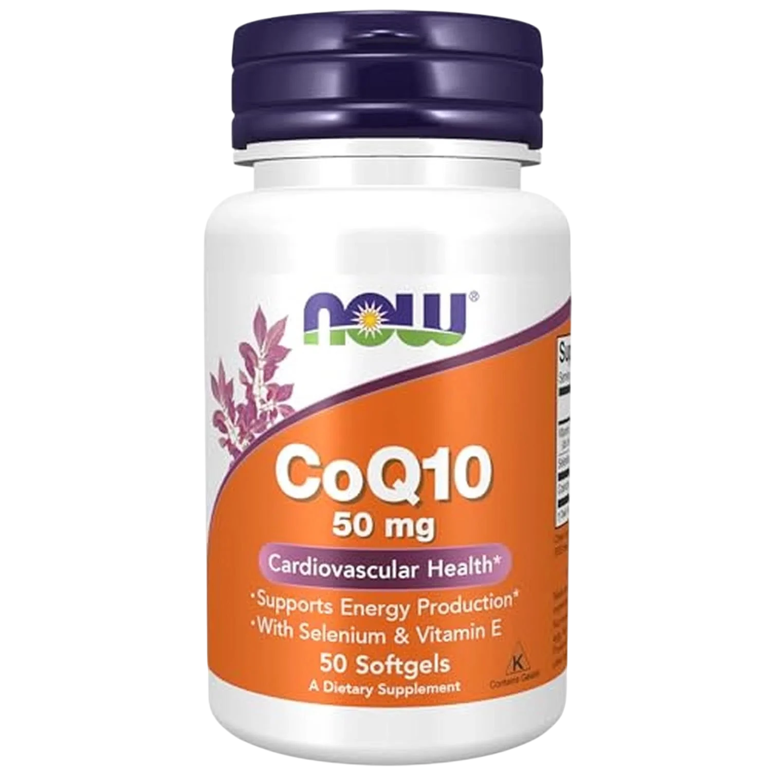 CoQ10 de 50 mg, 50 Softgels – NOW Foods-Wellu