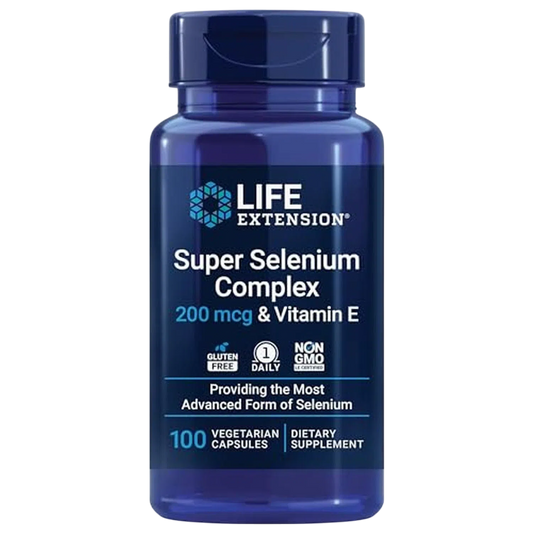 Complejo Superselenio 200mcg, 100 Vegcaps – Life Extension-Wellu