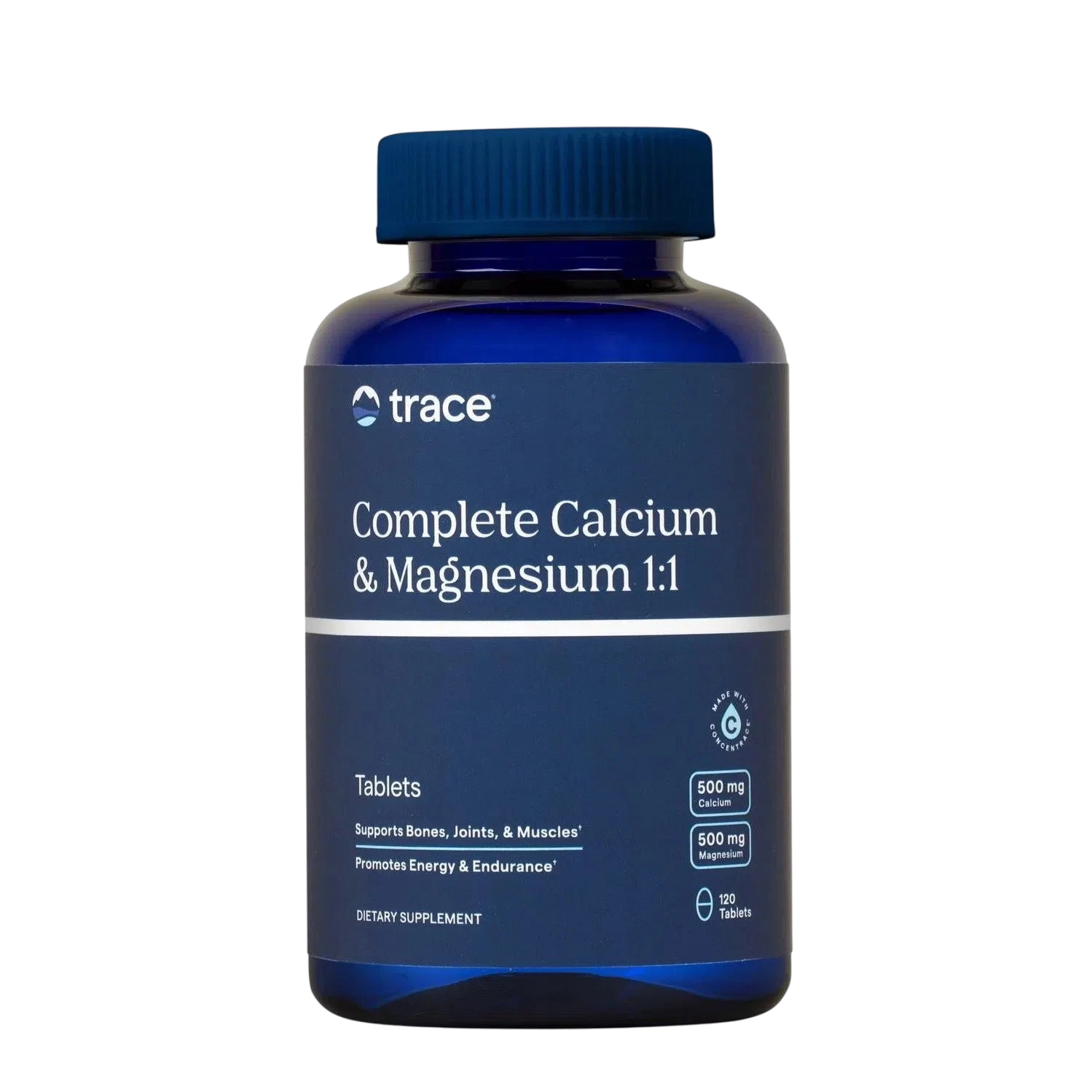 Complete Cal/Mag 1:1, 120 tabletas – Trace Minerals-Wellu