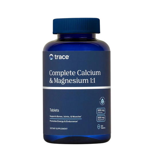 Complete Cal/Mag 1:1, 120 tabletas – Trace Minerals-Wellu