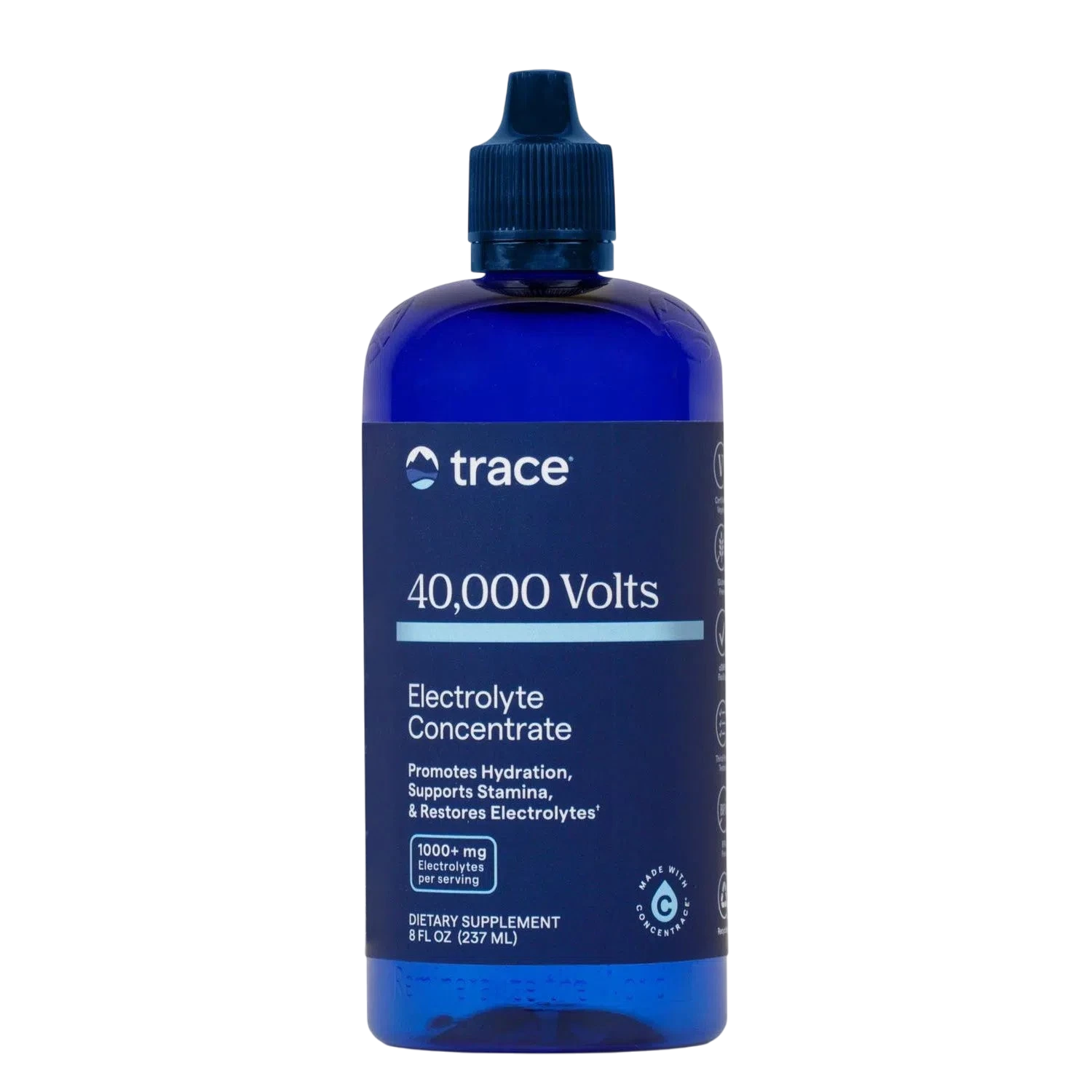 Concentrado de Electrolitos de 40,000 Voltios, 237 ml (8 fl oz) – Trace Minerals-Wellu