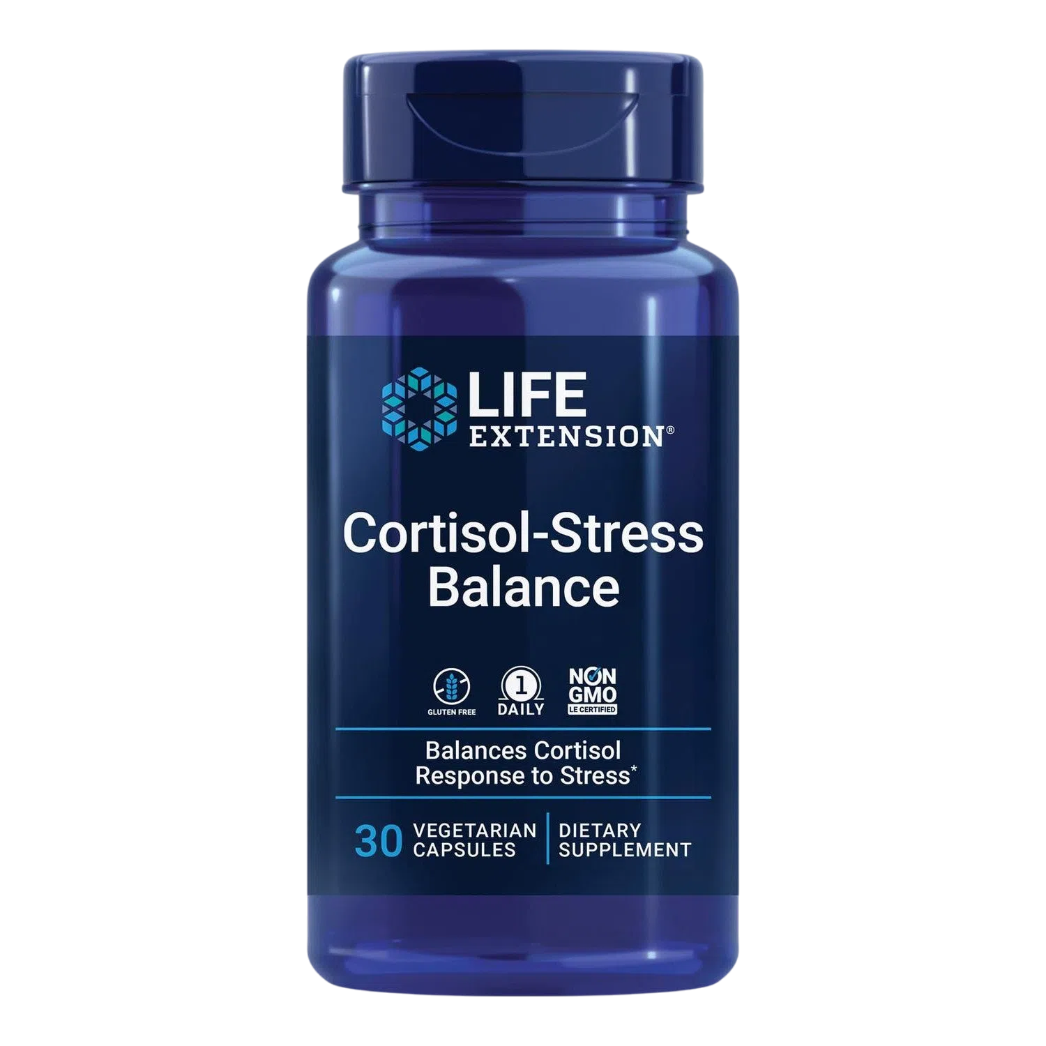 Cortisol Equilibrio de Estrés, 30 vcaps – Life Extension-Wellu