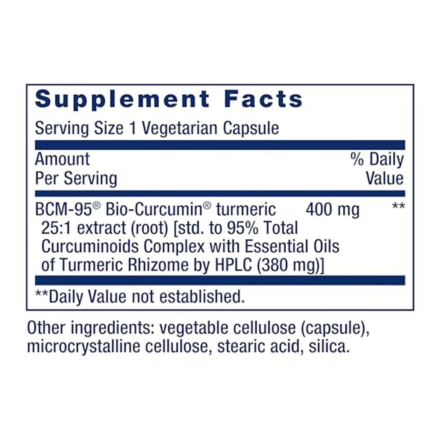 Cúrcuma Super Bio-Curcumin Turmeric Extract 400mg, 60 Cápsulas – Life Extension-Wellu