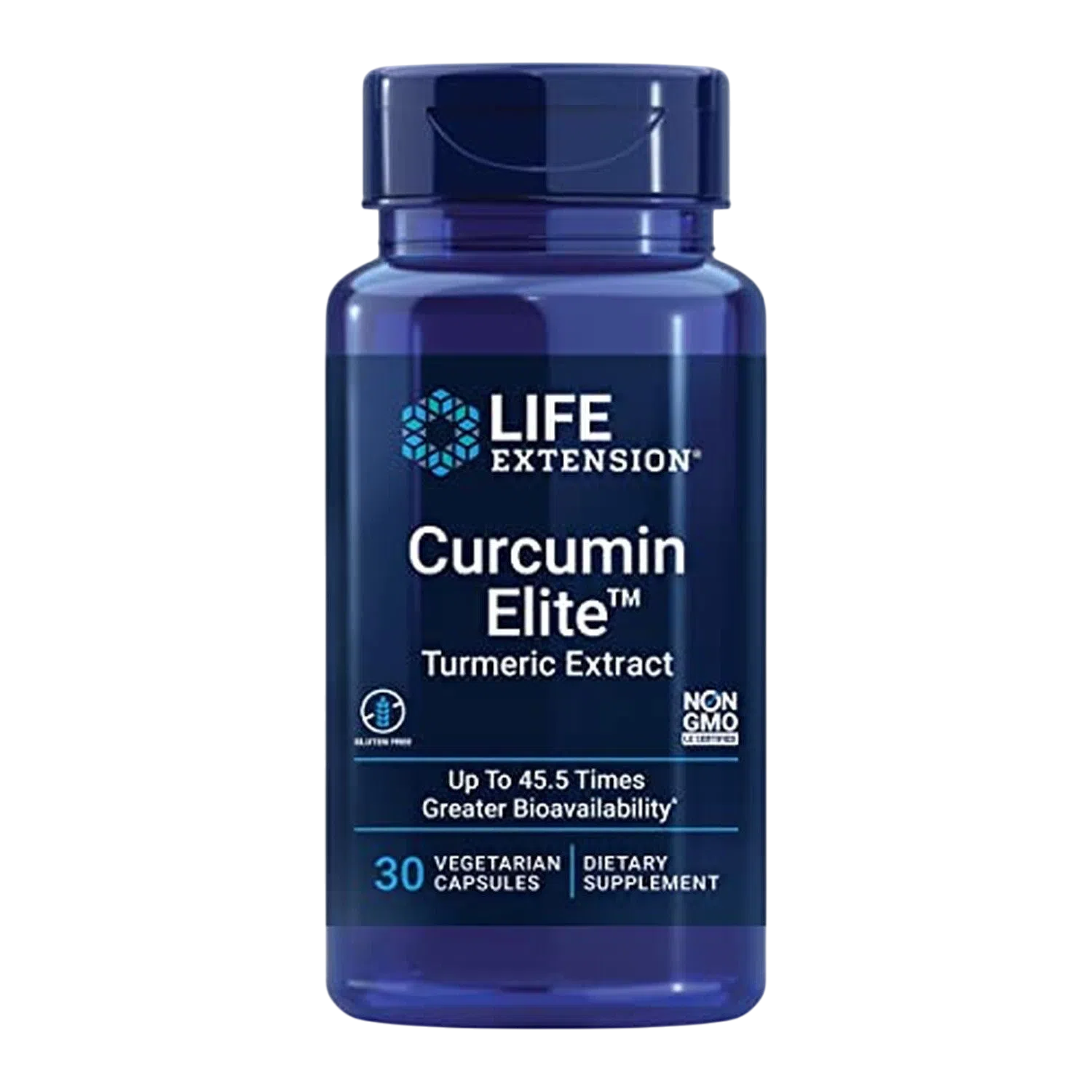 Curcumin Elite Extracto de Cúrcuma, 30 caps – Life Extension-Wellu