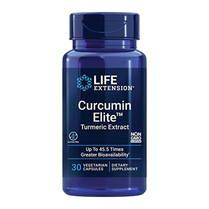 Curcumin Elite Extracto de Cúrcuma, 30 caps – Life Extension-Wellu