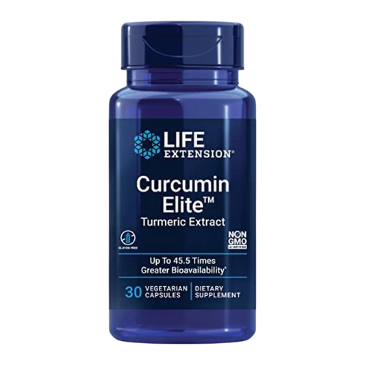 Curcumin Elite Extracto de Cúrcuma, 30 caps – Life Extension-Wellu