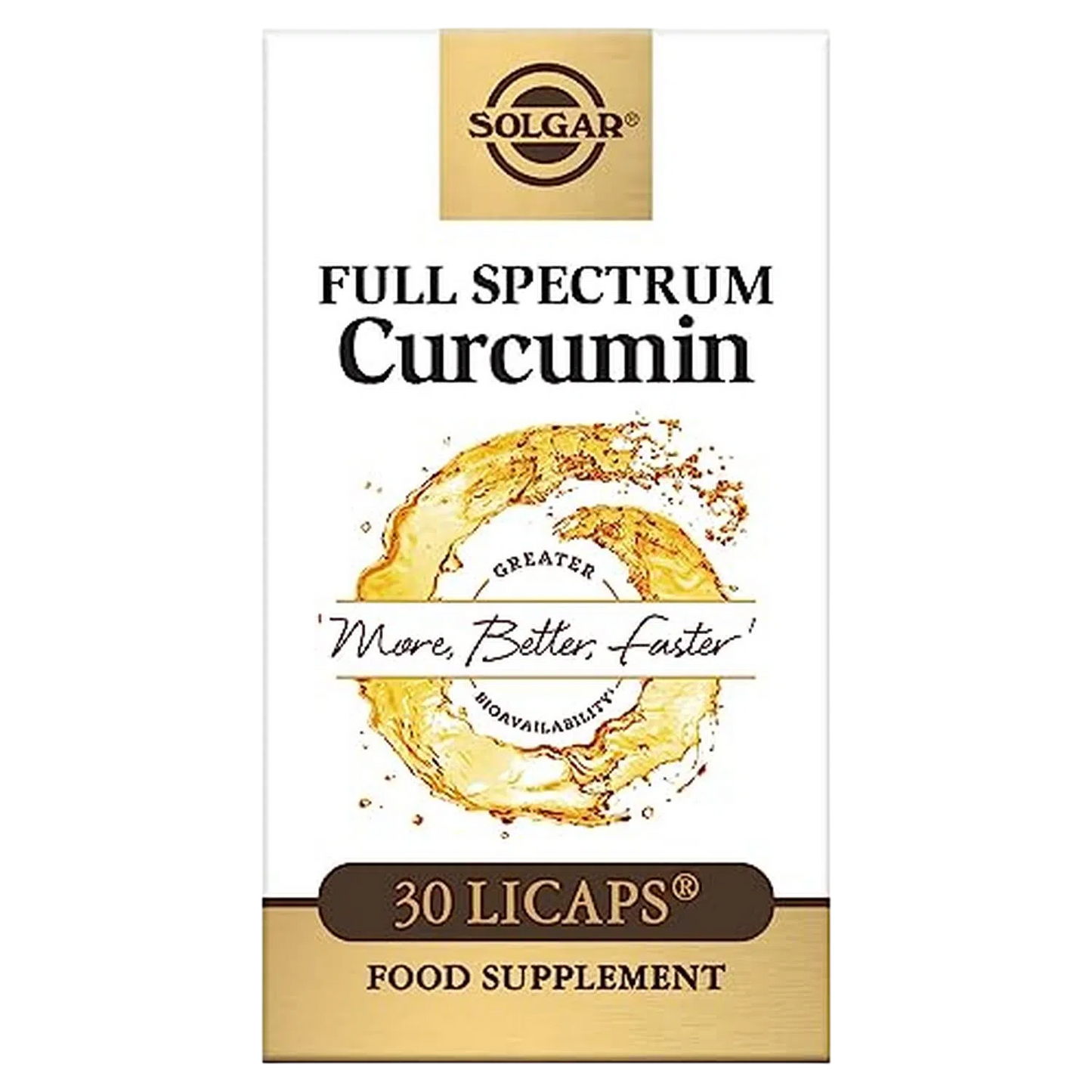 Curcumin Full Spectrum, 30 Sofgels – Solgar-Wellu