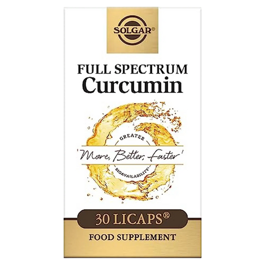 Curcumin Full Spectrum, 30 Sofgels – Solgar-Wellu