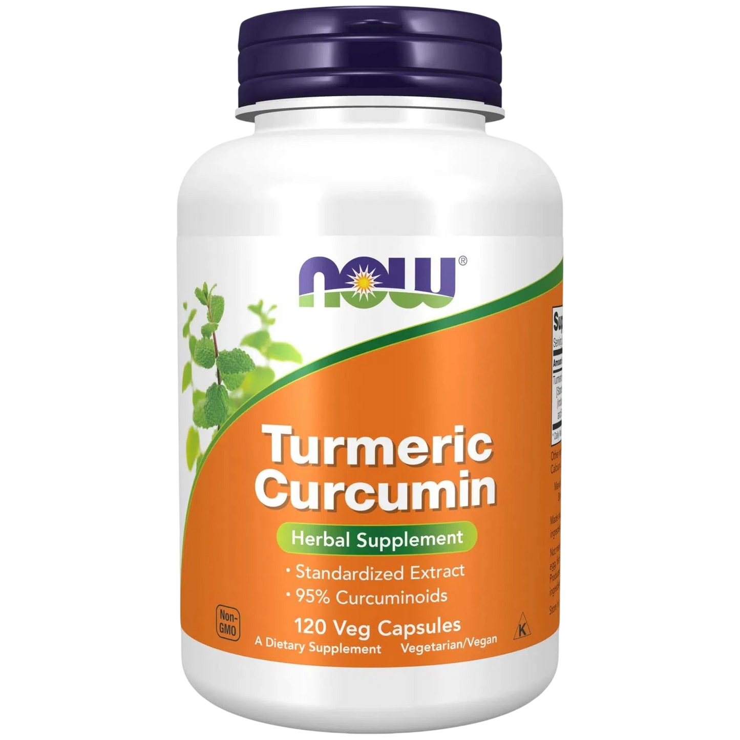 Curcumina y cúrcuma, 120 Cápsulas Veg – NOW Foods-Wellu