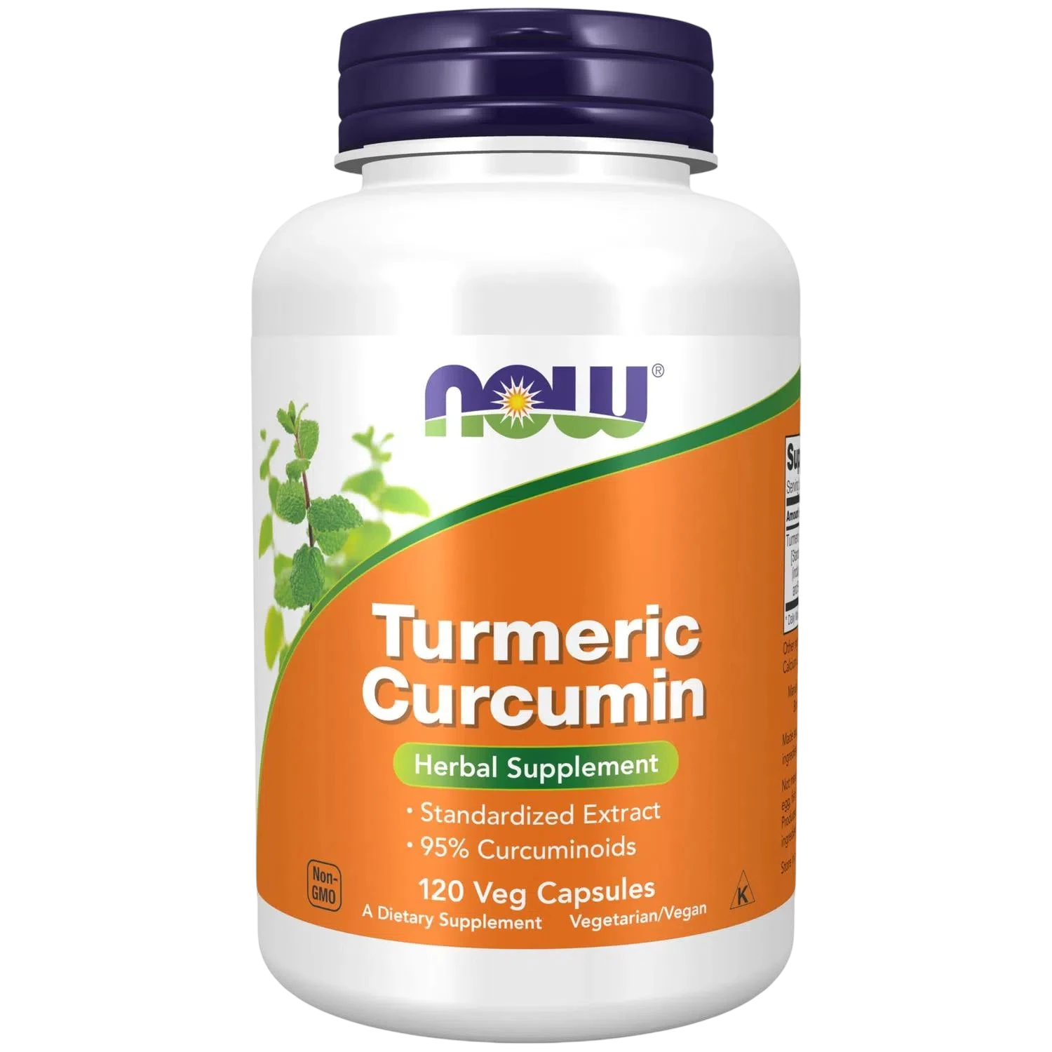 Curcumina y cúrcuma, 120 Cápsulas Veg – NOW Foods-Wellu