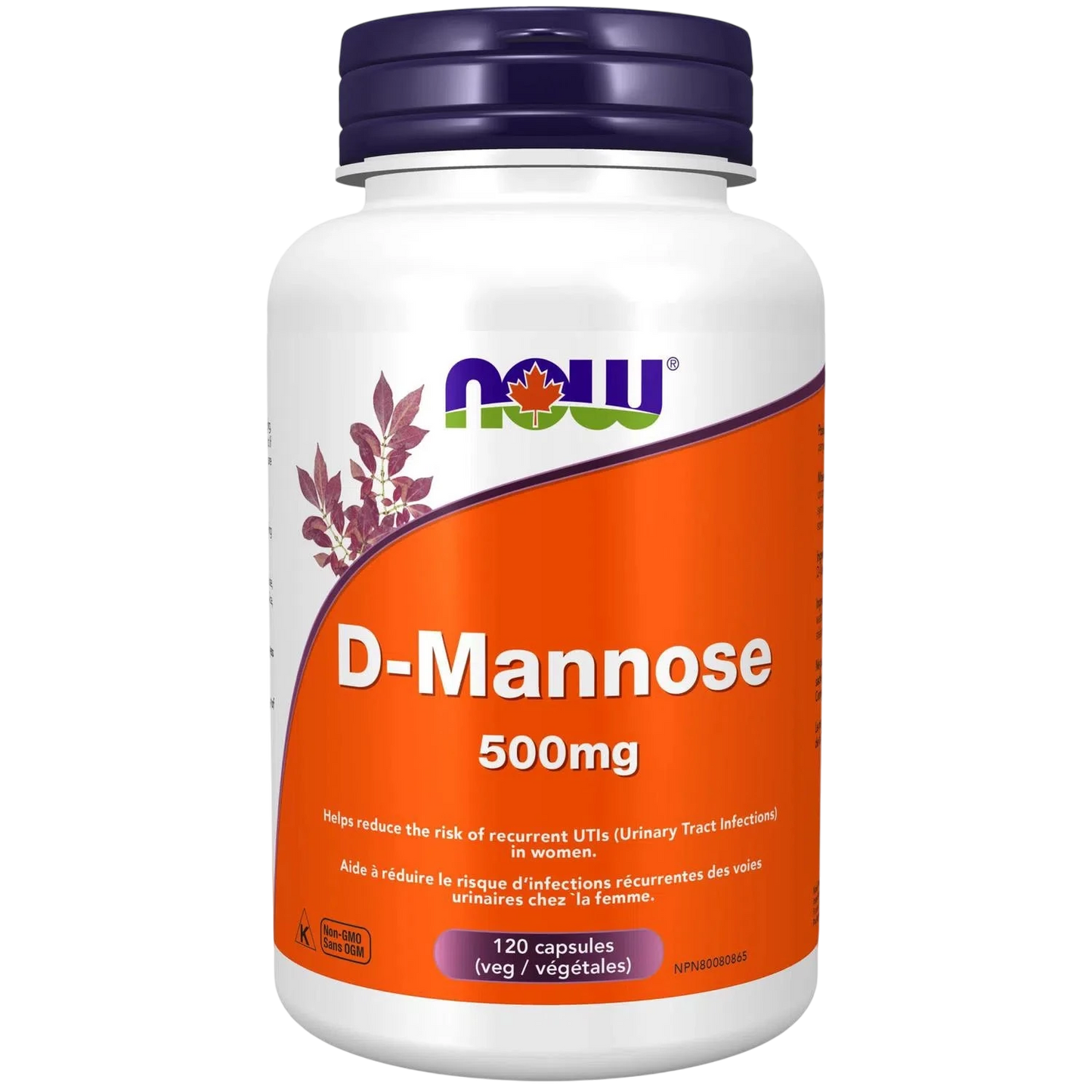 D-manosa de 500 mg, 120 Veg Caps – NOW Foods-Wellu