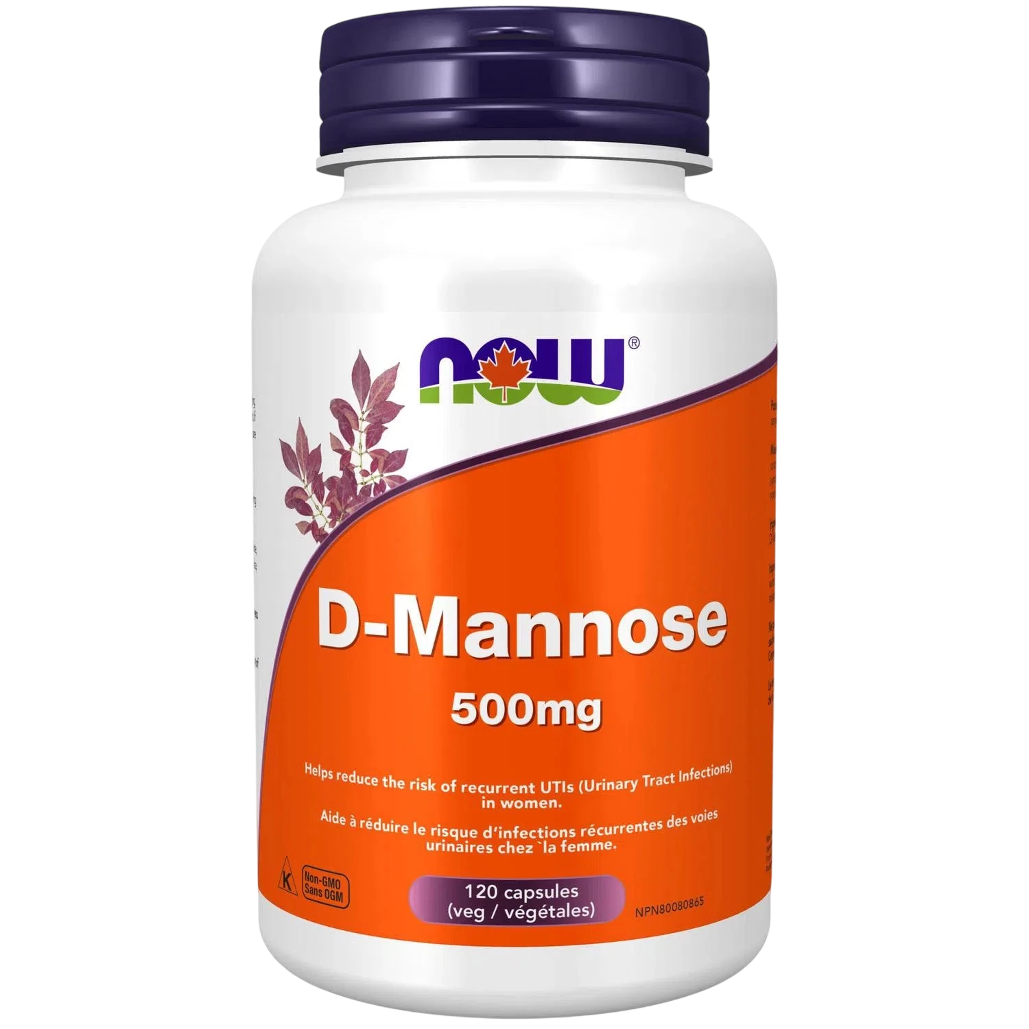 D-manosa de 500 mg, 120 Veg Caps – NOW Foods-Wellu