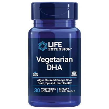 DHA Vegetariano, 30 Softgels – Life Extension-Wellu