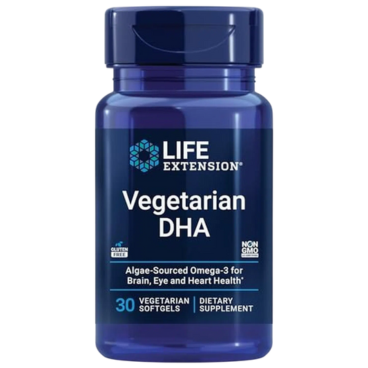 DHA Vegetariano, 30 Softgels – Life Extension-Wellu