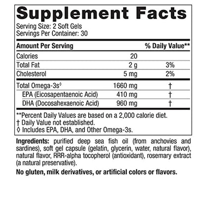 DHA Xtra Sabor Fresa 1660 mg, 60 Sofgtels – Nordic Naturals-Wellu