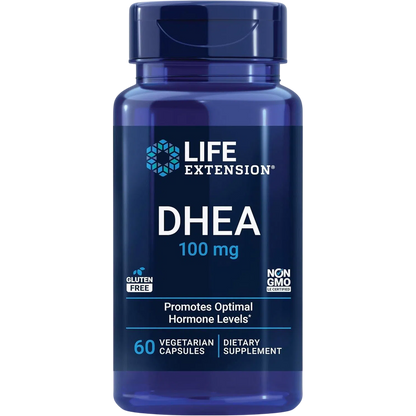 DHEA 100 mg, 60 Cápsulas – Life Extension-Wellu