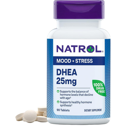 DHEA 25mg, 90 tabletas – Natrol