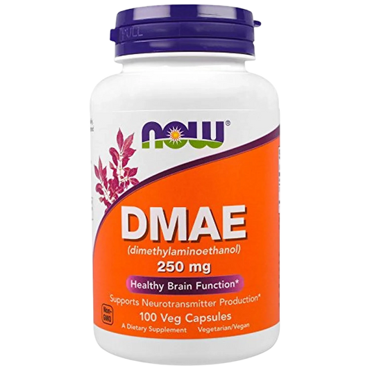 DMAE 250 mg, 100 Caps – NOW Foods-Wellu