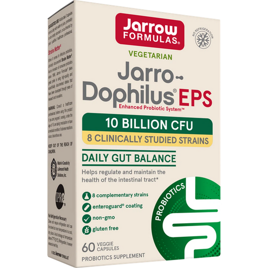 Dophilus EPS 5 Billion CFU, 120 Capsulas – Jarrow Formulas-Wellu