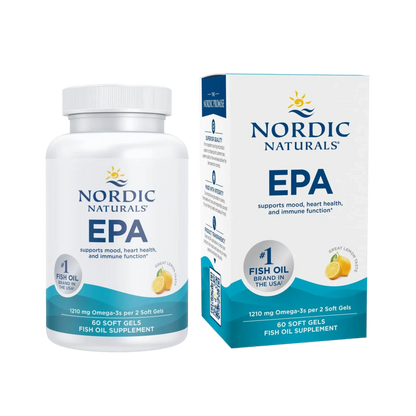 EPA 1,210 mg (Omega 3), 60 Softgels – Nordic Naturals-Wellu