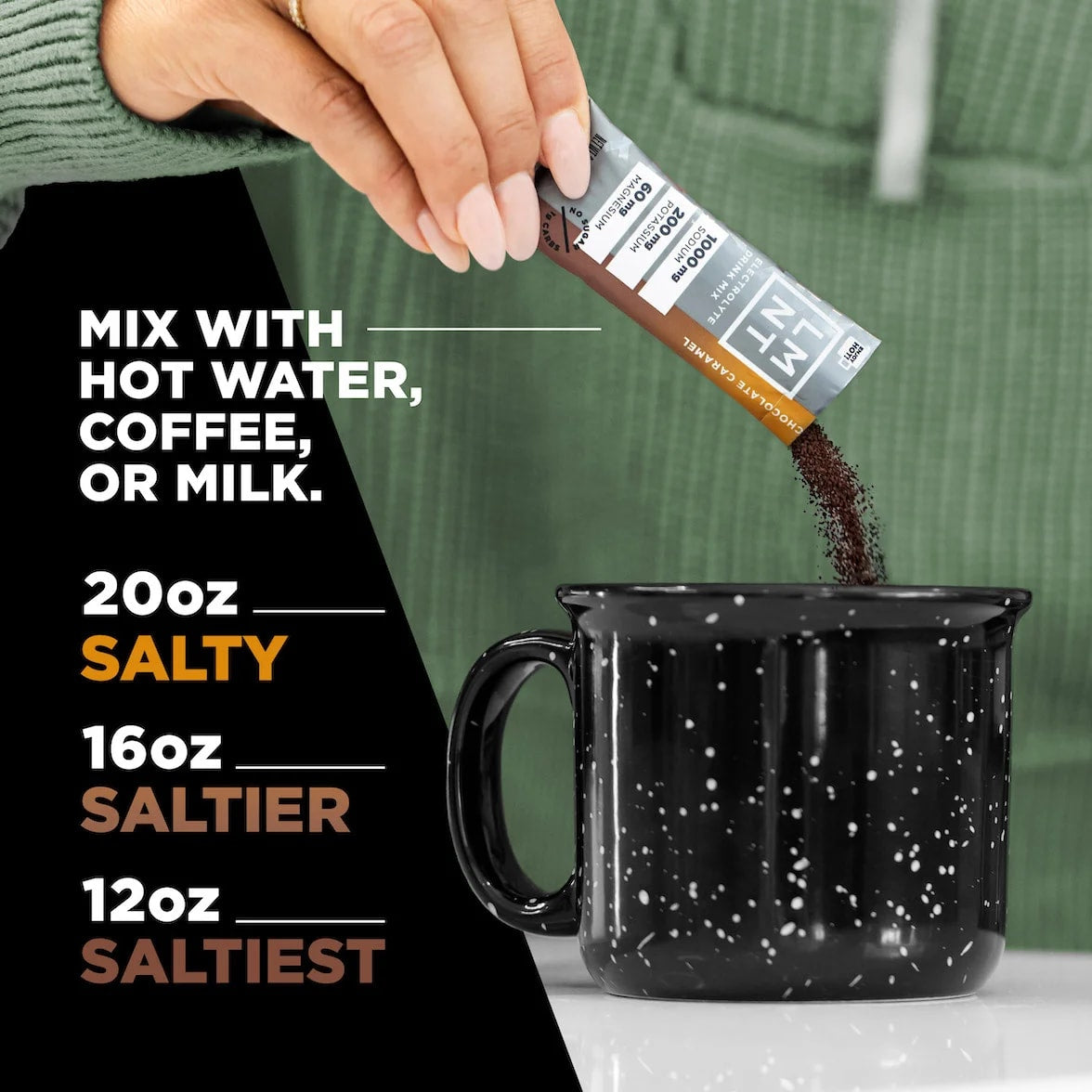 Electrolyte Drink Mix Chocolate Caramel Salt, 6g – LMNT