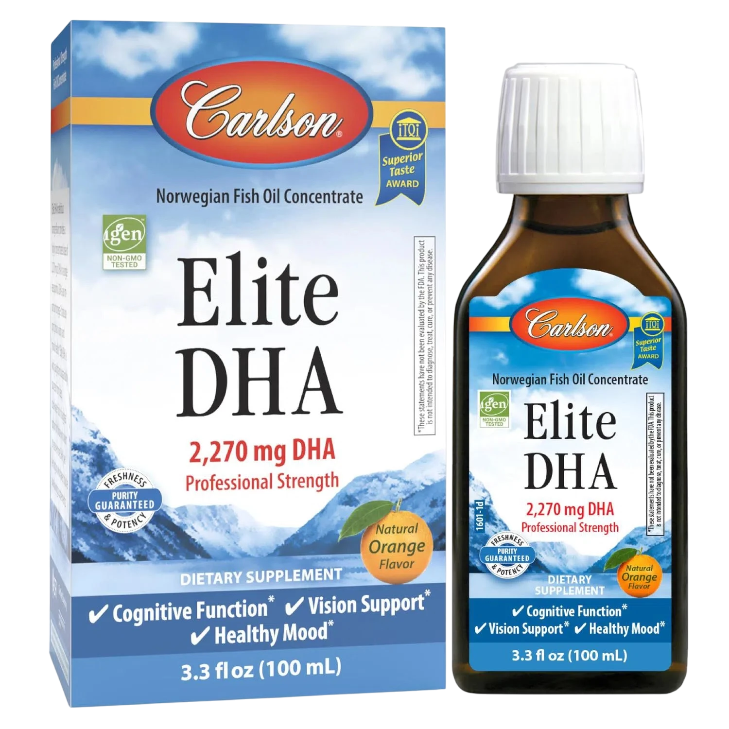 Elite DHA 2,270 mg, 100 ml – Carlson Labs-Wellu