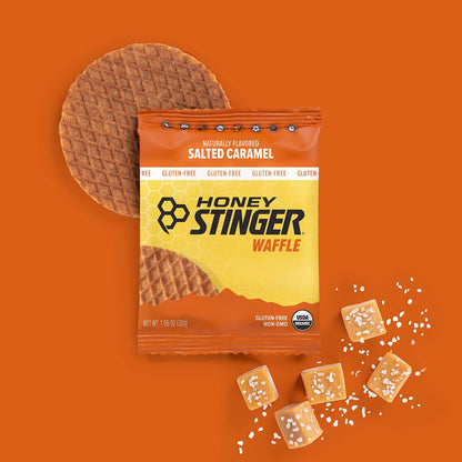 Energy Waffles Orgánicos sabor Salt Caramel 180g (6 pz 30g) – Honey Stinger-Wellu