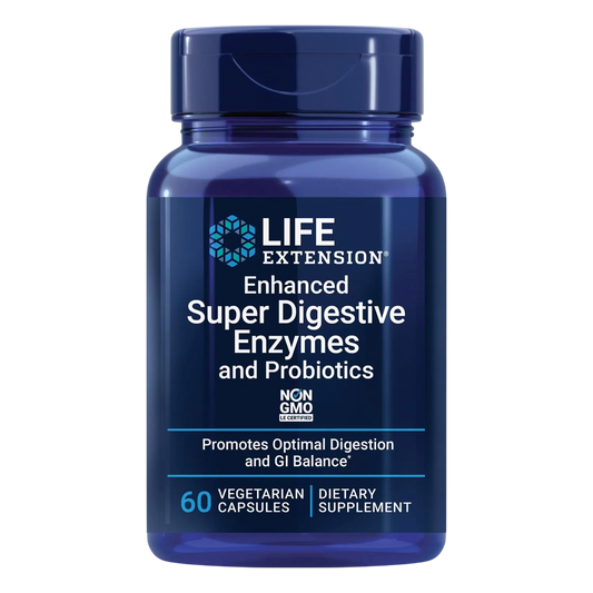 Enzimas Digestivas Probióticos, 60 Caps – Life Extension-Wellu