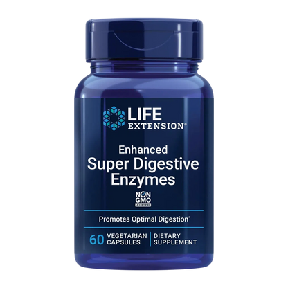 Enzimas Super Digestivas Mejoradas, 60Caps – Life Extension-Wellu