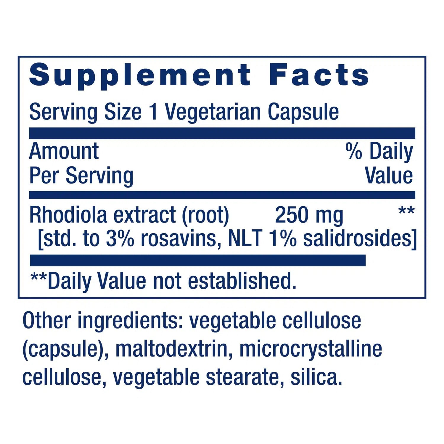 Extracto de Rodiola Rosea 250 mg, 60 Caps – Life Extension-Wellu