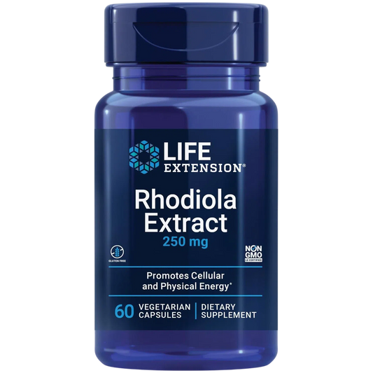 Extracto de Rodiola Rosea 250 mg, 60 Caps – Life Extension-Wellu