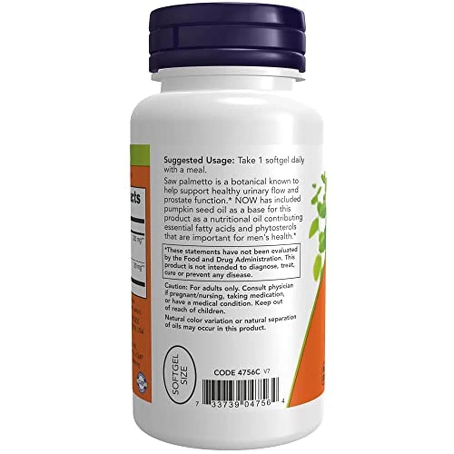 Extracto de saw palmetto de 320 mg, 90 Veggie Softgels – NOW Foods-Wellu