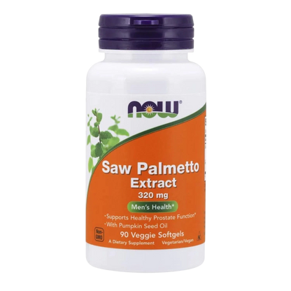 Extracto de saw palmetto de 320 mg, 90 Veggie Softgels – NOW Foods-Wellu