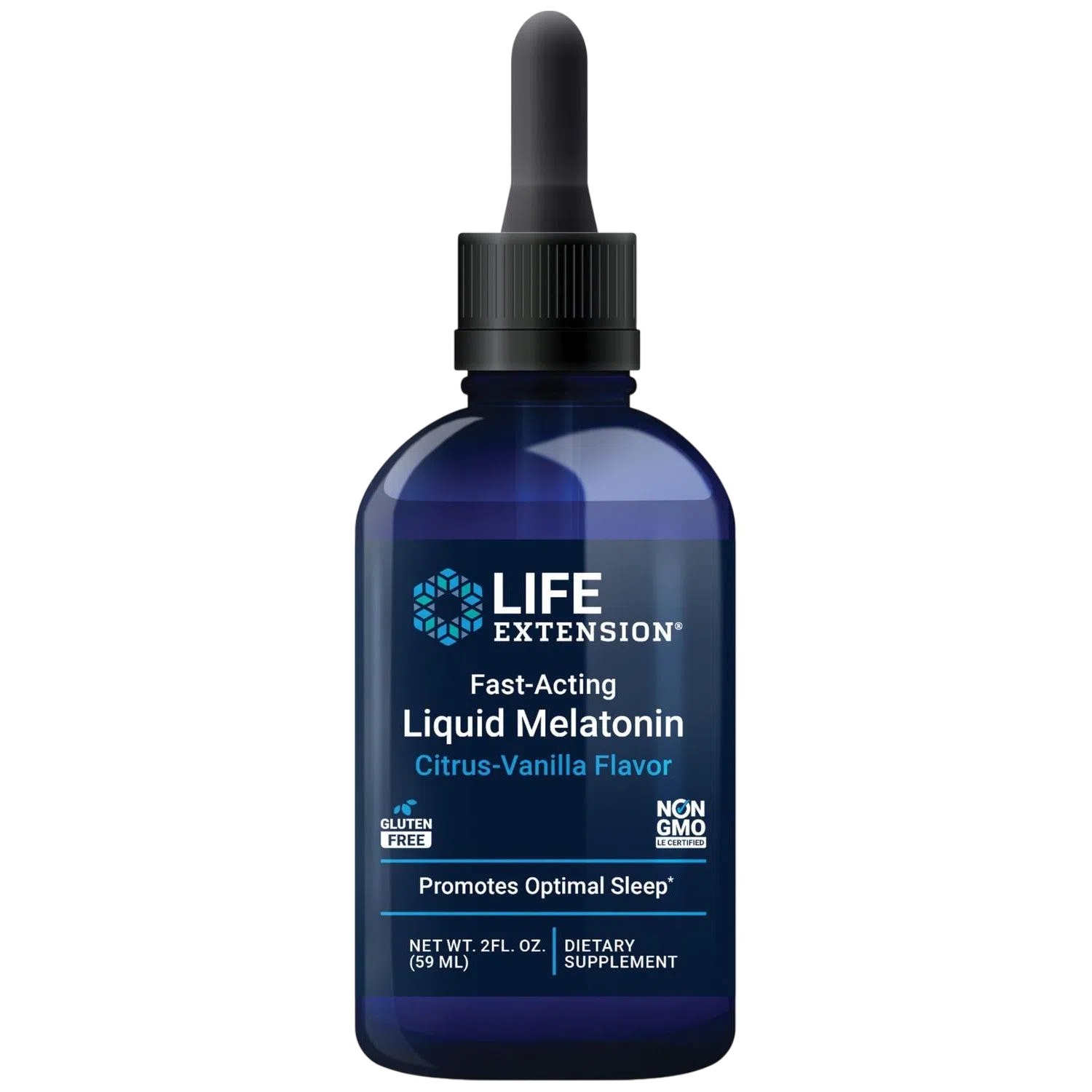 Fast-Acting Liquid Melatonin Citrus-Vanilla Flavor, 2 fl. oz – Life Extension-Wellu