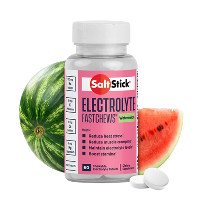 FastChews Electrolitos Watermelon, 60 tabletas – SaltStick-Wellu