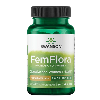 Femflora 9.8 Billion CFU, 60 Caps – Swanson-Wellu