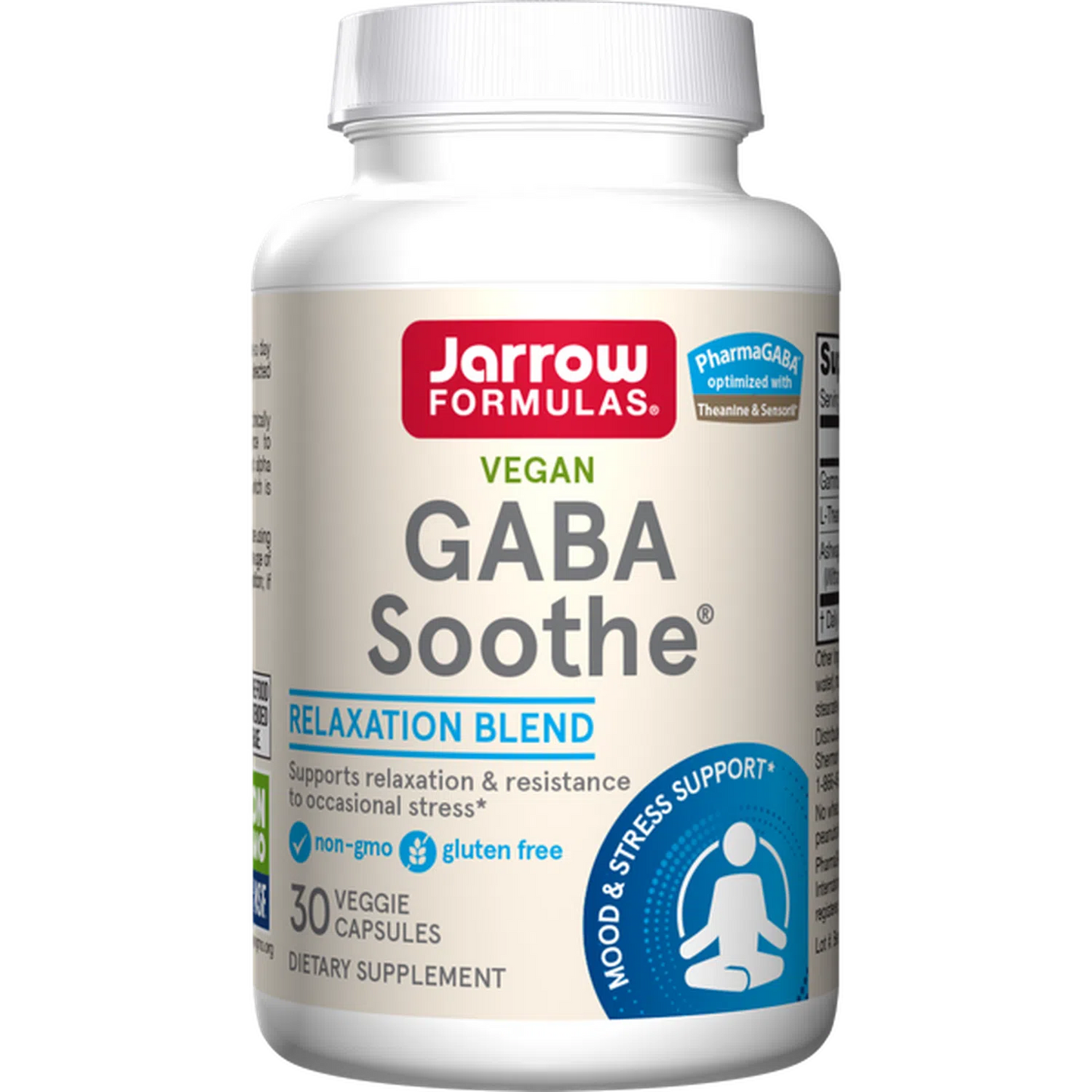 GABA Soothe, 30 Capsulas Vegetales – Jarrow Formulas-Wellu