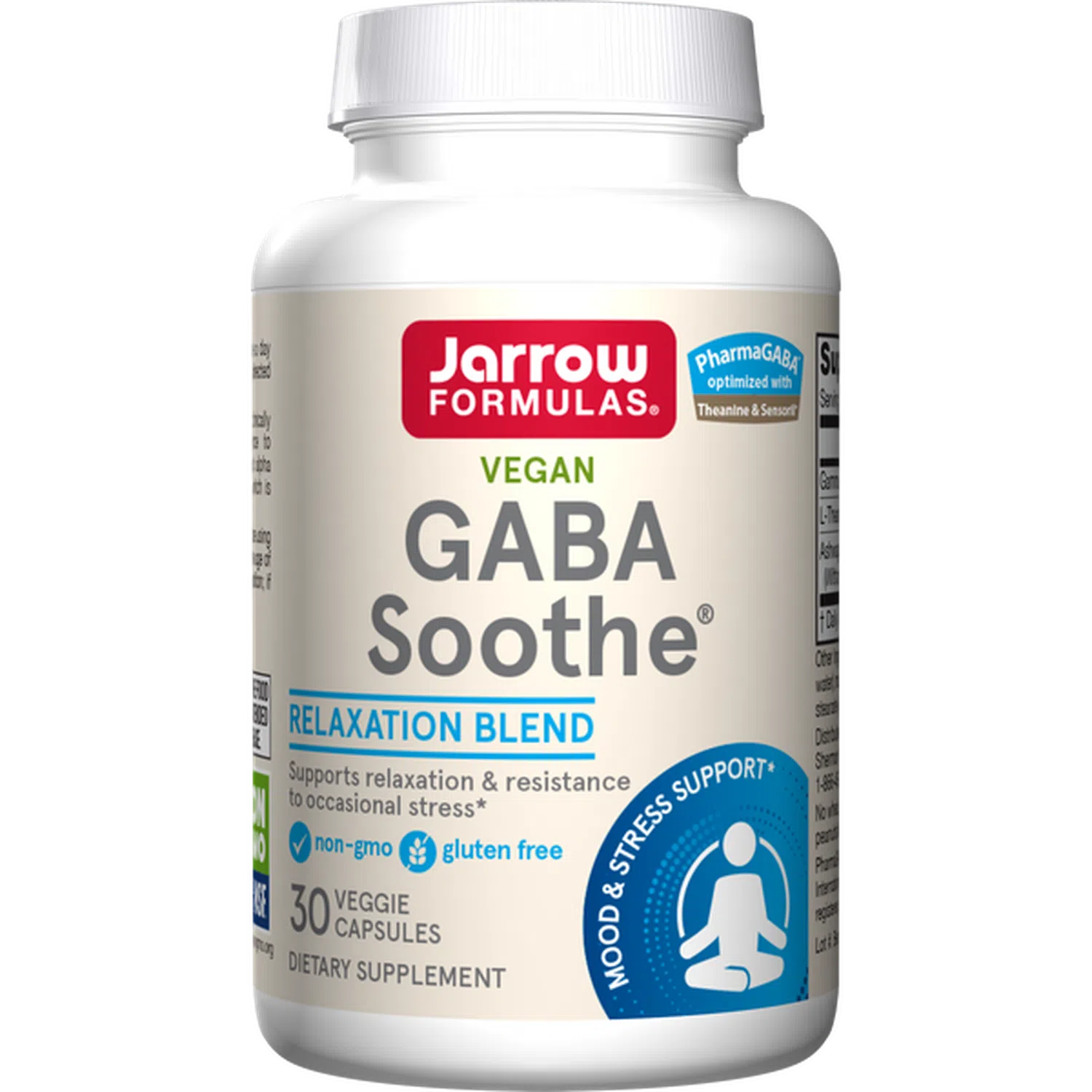 GABA Soothe, 30 Capsulas Vegetales – Jarrow Formulas-Wellu