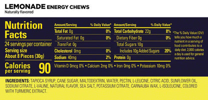 GU Chews Energía Lemonade, 720g (12 bolsas 60g) – GU Energy-Wellu