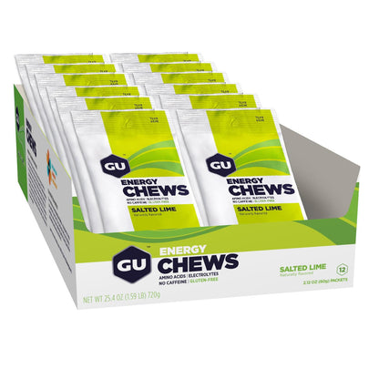 GU Chews Energía Salted Lime, 60g – GU Energy-Wellu