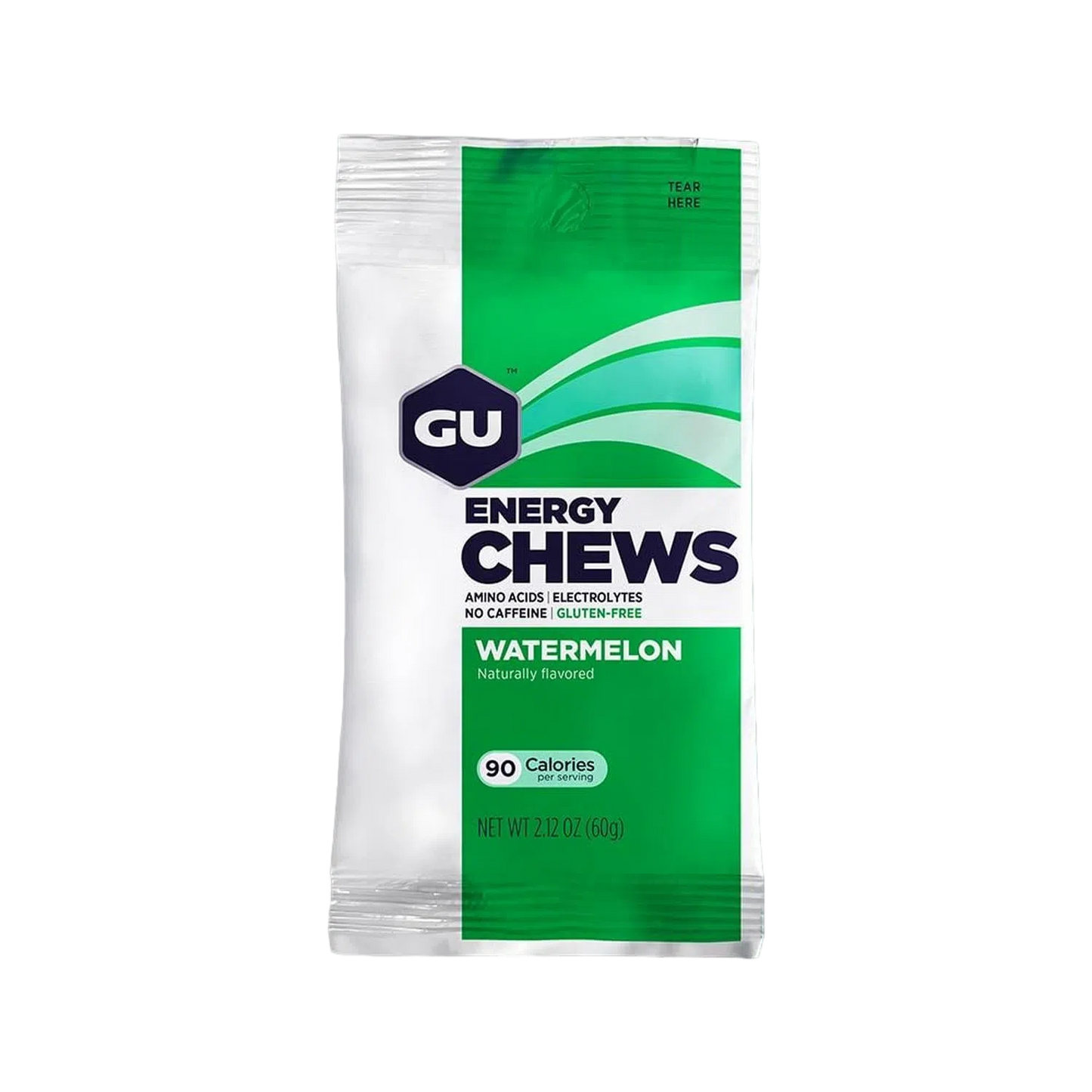 GU Chews Energía Watermelon, 720g (12 bolsas 60g) – GU Energy-Wellu