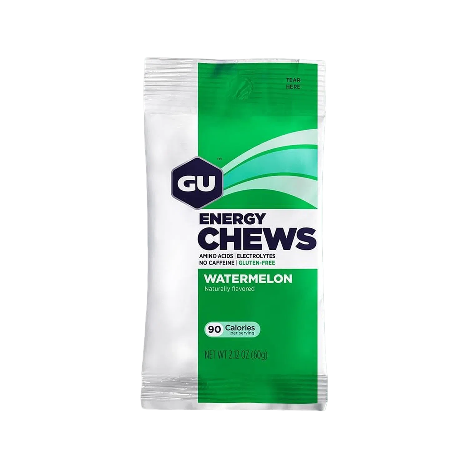 GU Chews Energía Watermelon, 720g (12 bolsas 60g) – GU Energy-Wellu