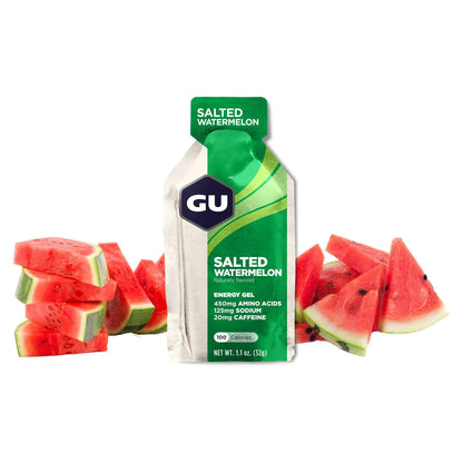 GU Gel Energía, Salted Watermelon (20 mg Cafeína) 32g – GU Energy-Wellu