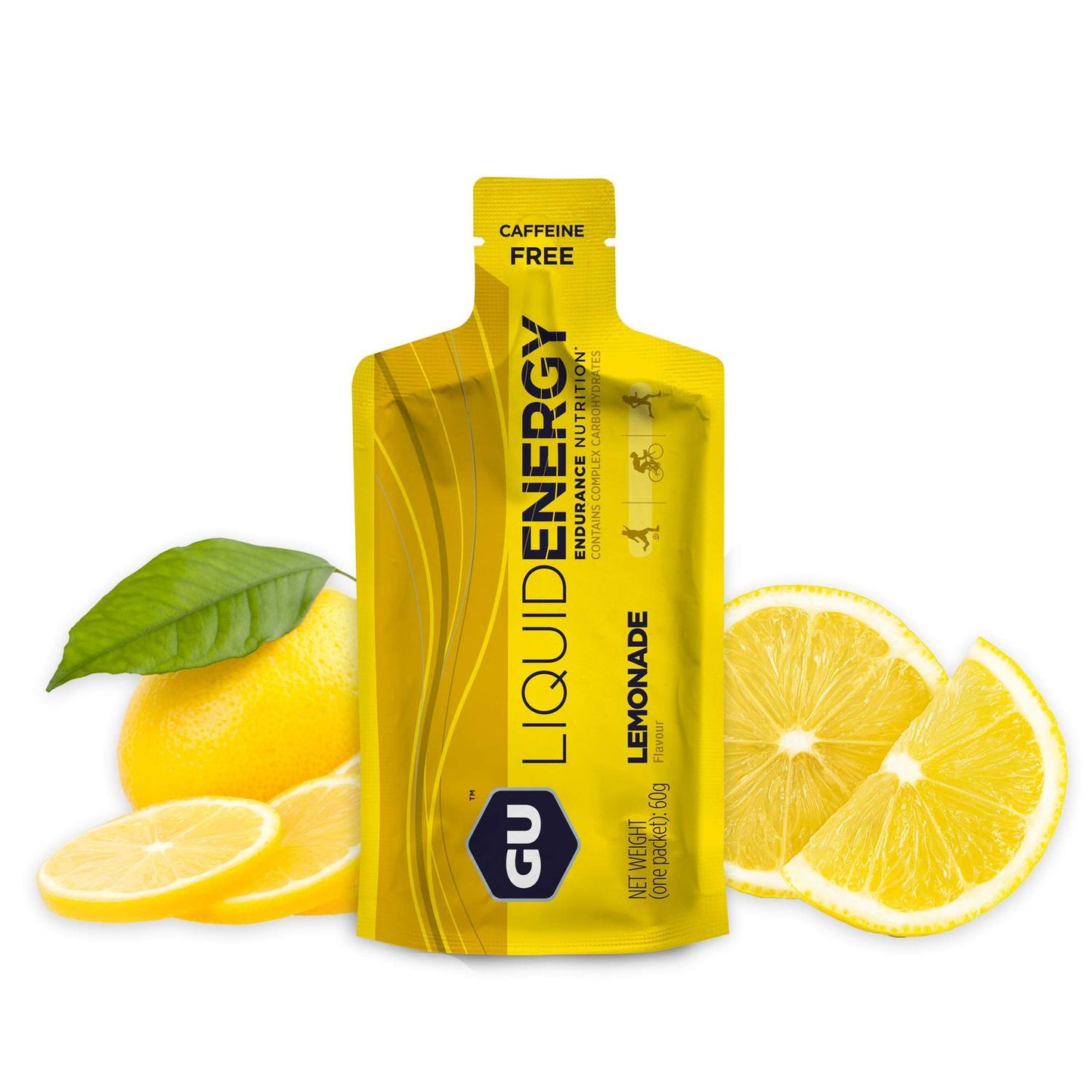 GU Liquid Energía, Lemonade (20 mg Cafeína) 1,440g (24 gels 60g) – GU Energy-Wellu