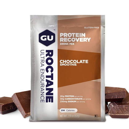 GU Recovery Sobres Chocolate, 620g (10 sobres 62g) – GU Energy-Wellu